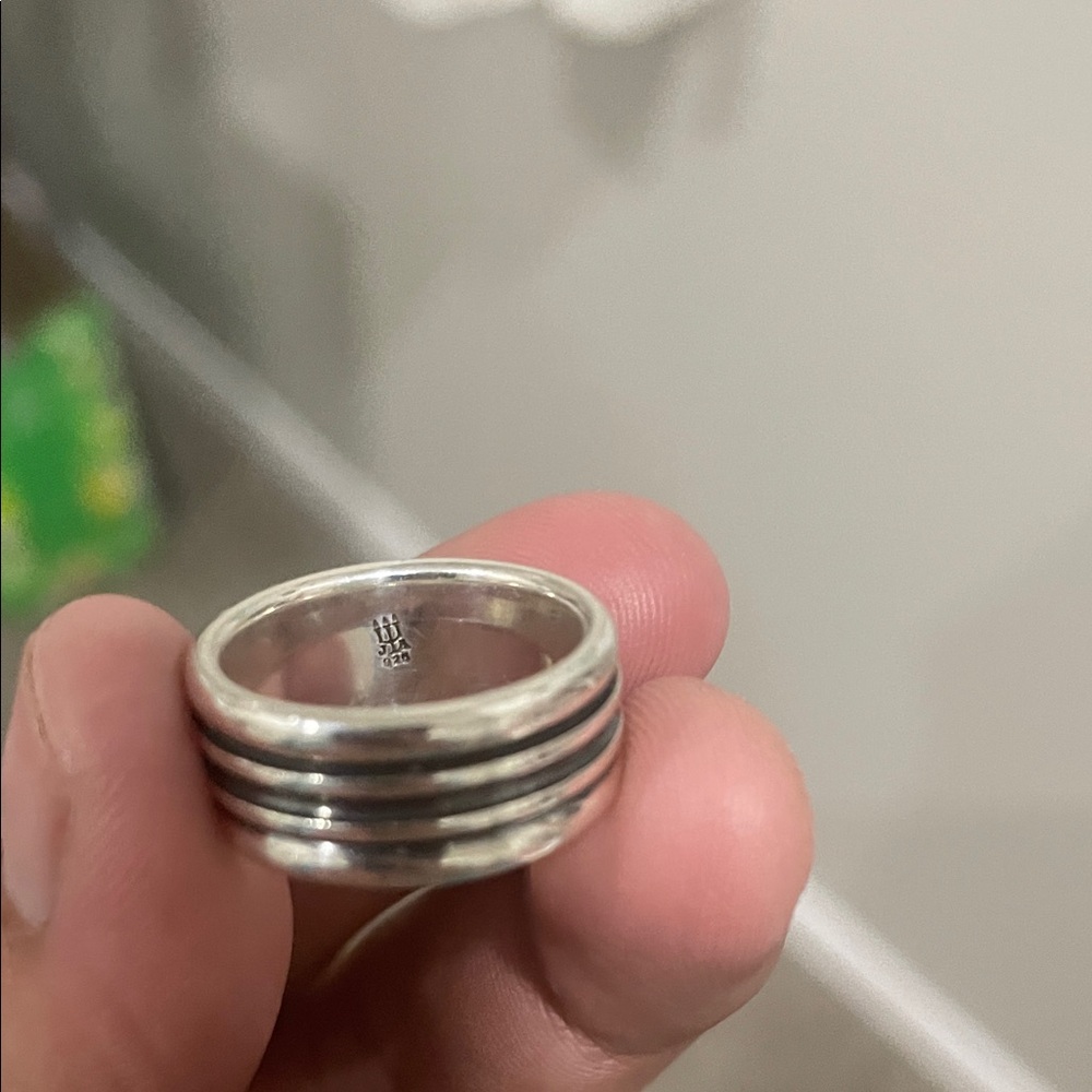 James Avery Retired Sterling Multi-Color Ring in Silver - Picture 4 of 4
